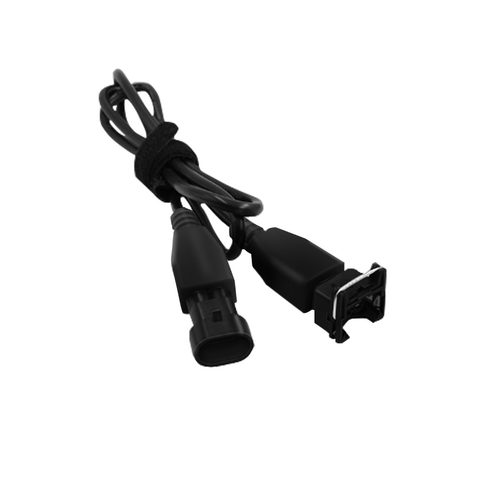 Automobile moisture-proof urea pump line 2pin male and black shell connector