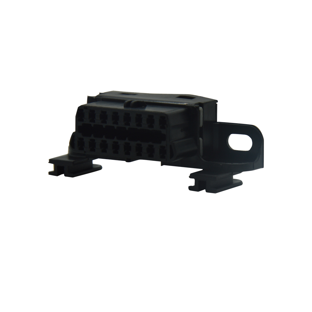 OBDII 16P Female X Connceor OBD2 Female 16 Pin OBD II Connector For Used to Equip OBD2 Connectors in Automobiles.