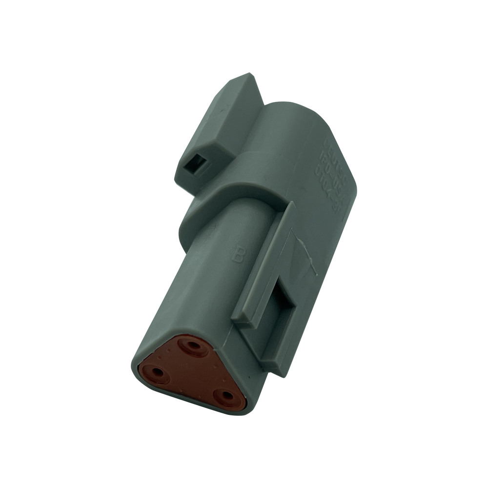 Deutsch 3pin connector kit male housing dt04-3p plug shrink boot