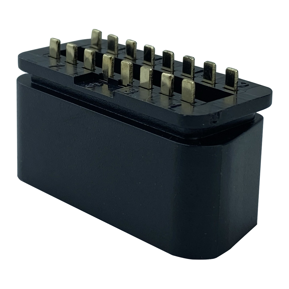The j1962 16 pin OBD II bus 12V connector is suitable for most cars