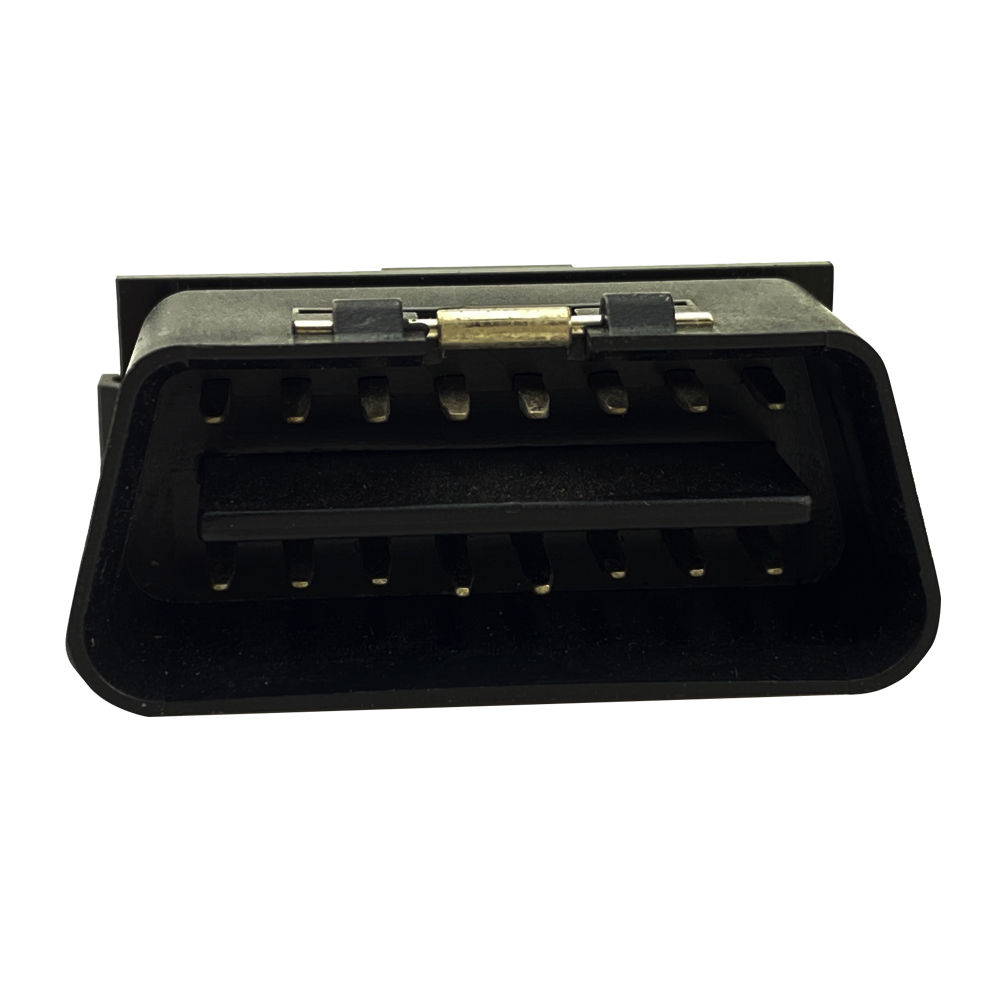 OBD2 male 16 pin / pin plug OBDII PA66 solid solder plate smooth surface OBD connector