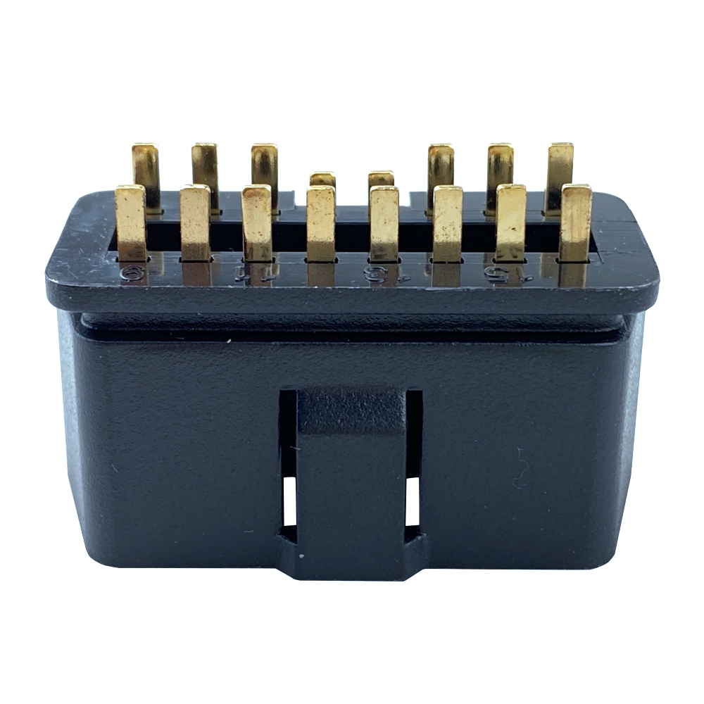 The j1962 16 pin OBD II bus 12V connector is suitable for most cars