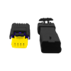 2-hole waterproof automobile connector