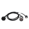 9PIN TYPE1 MALE GRAY TO 9P TYPE1 Screw FEMALE BLACK WITH JAE 12PIN splittet y j1939 deutsch splitter cable For Teleinformation p