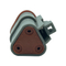DT Deutsch06-2s three-way plug-in connector housing is used in many marine, automotive, racing and industrial applications