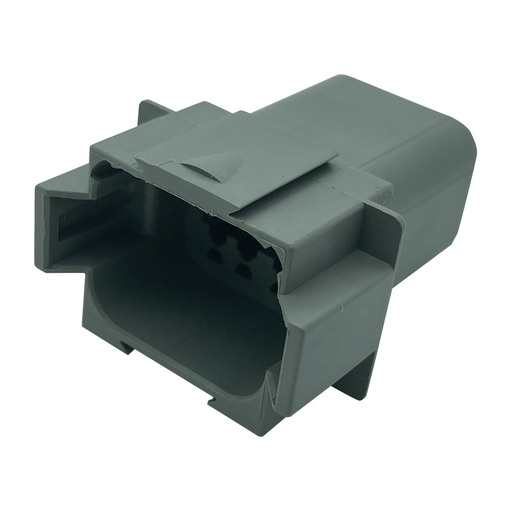 8-way Deutsch DT plug shrink boot with wedge lock for many marine, automotive, racing and industrial applications