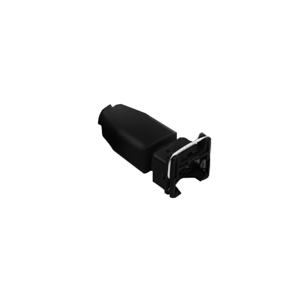 Automobile moisture-proof urea pump line 2pin male and black shell connector