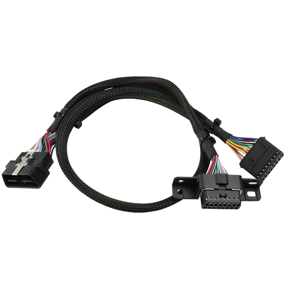 16Pin Right Male To Female With Volov Connector OBD2 OBD-II Male Y OBD To Volvo Splitter Cable For OBD2 Diagnostic Scanner Fault